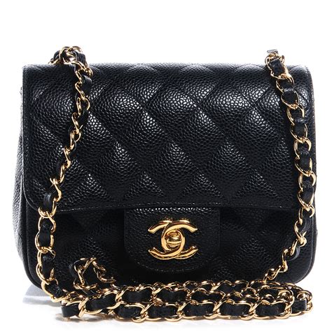 Chanel small flap bag black